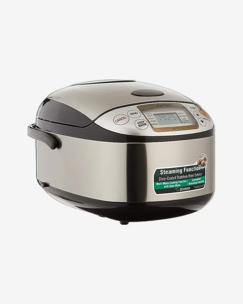 1.0L Stainless Brown Rice Cooker – Compact Digital Model 1