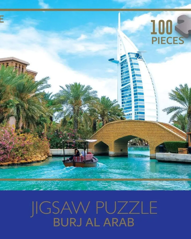100-Piece Jigsaw Puzzle Featuring The Burj Al Arab Skyline 1
