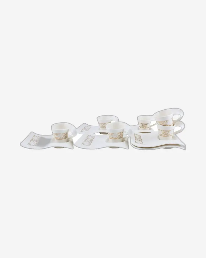 12-Piece Elegant White Porcelain Cup And Saucer Set – 200Ml Capacity 1
