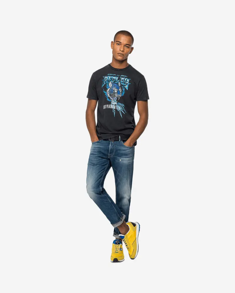 1987 Platinum Tour Retro Crewneck Tee 1
