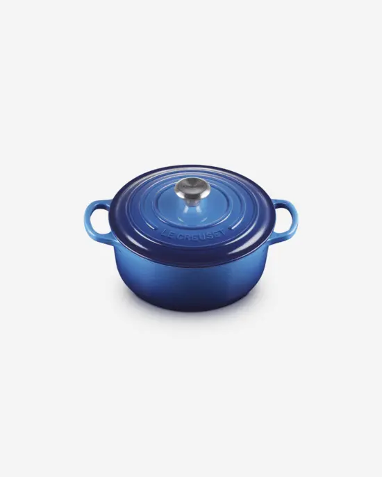 20Cm Azure Round French Oven 1