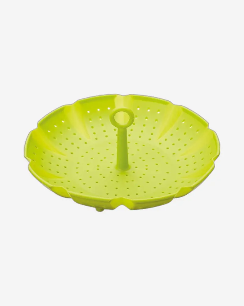 24 Cm Flexible Silicone Steaming Basket For Healthy Cooking 1