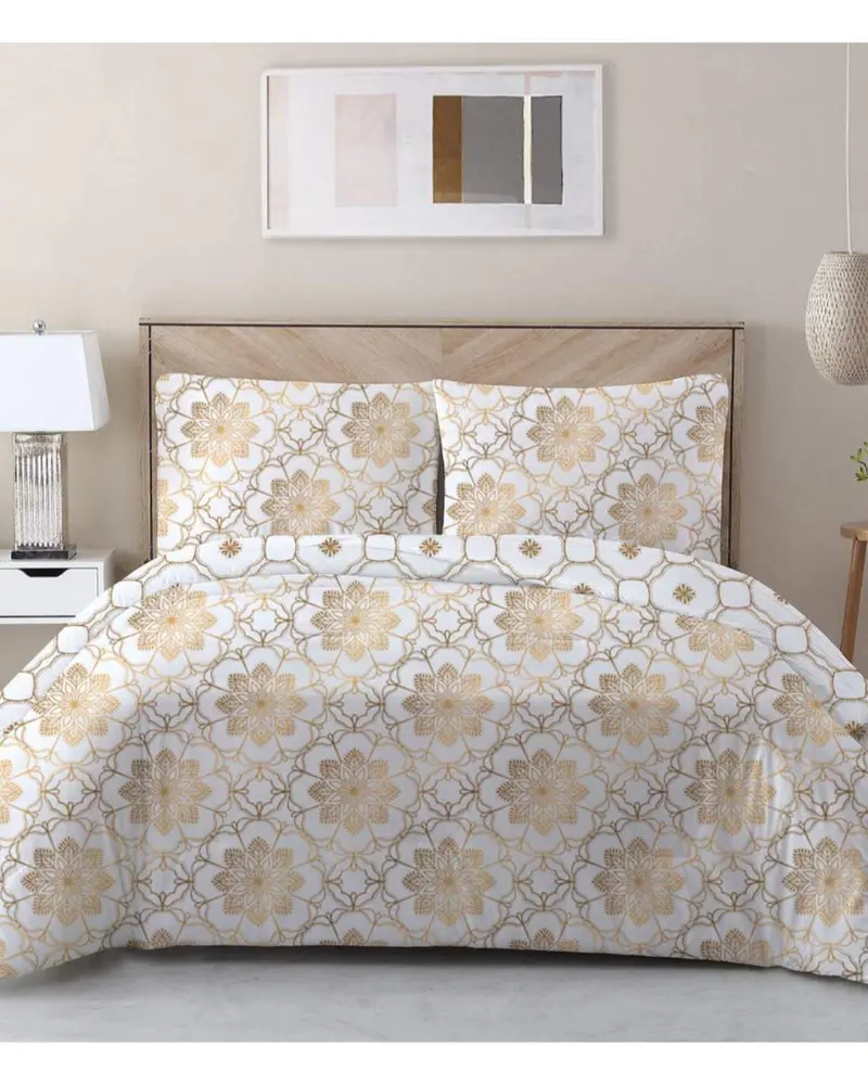 3-Piece Azure Blue Cotton Comforter Set By Cotton Home 1