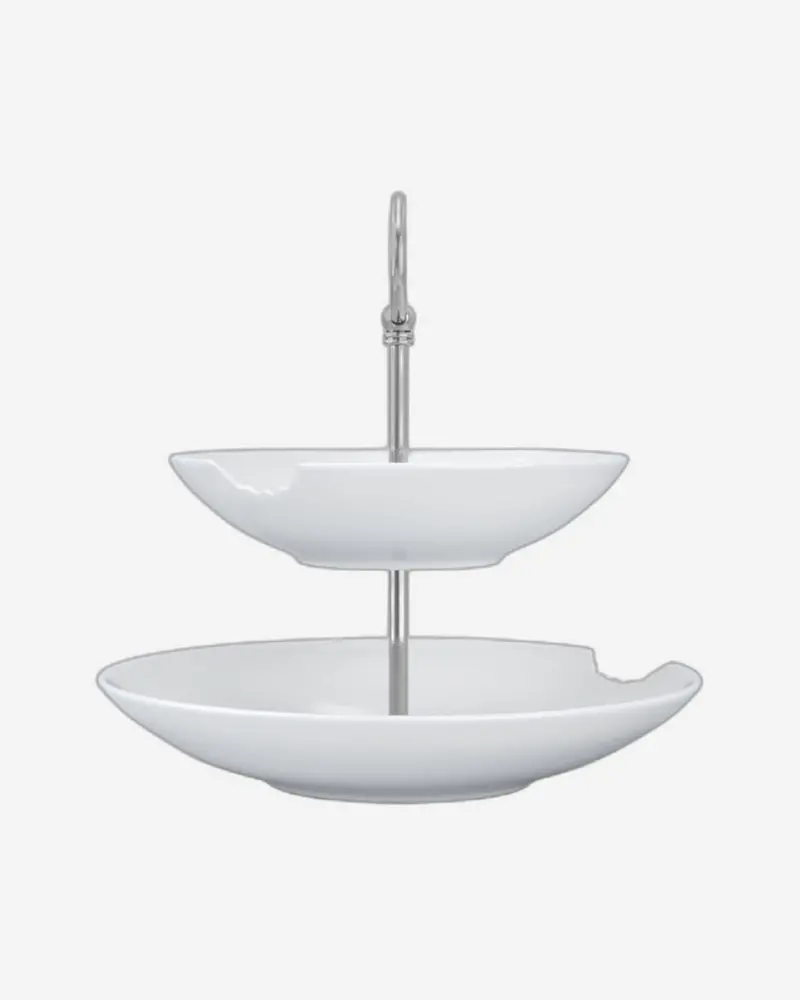 58 Products Two-Tier Food Temple – Includes 2 Deep Bite Plates 1