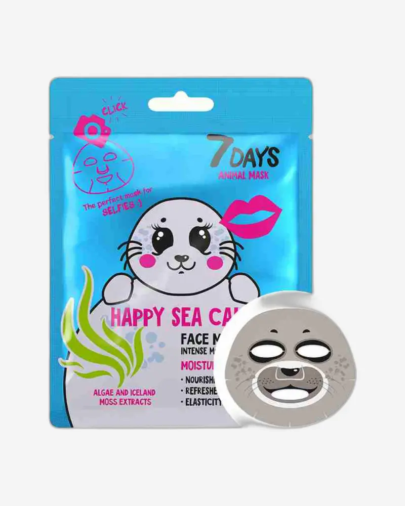 7Days Happy Sea Calf Face Mask Set (3-Pack) – Hydrating, Firming & Replenishing 1