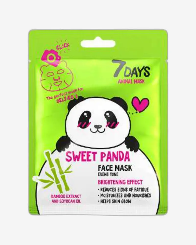 7Days Sweet Panda Face Mask Set (3-Pack) – Lifting, Hydrating & Soothing 1