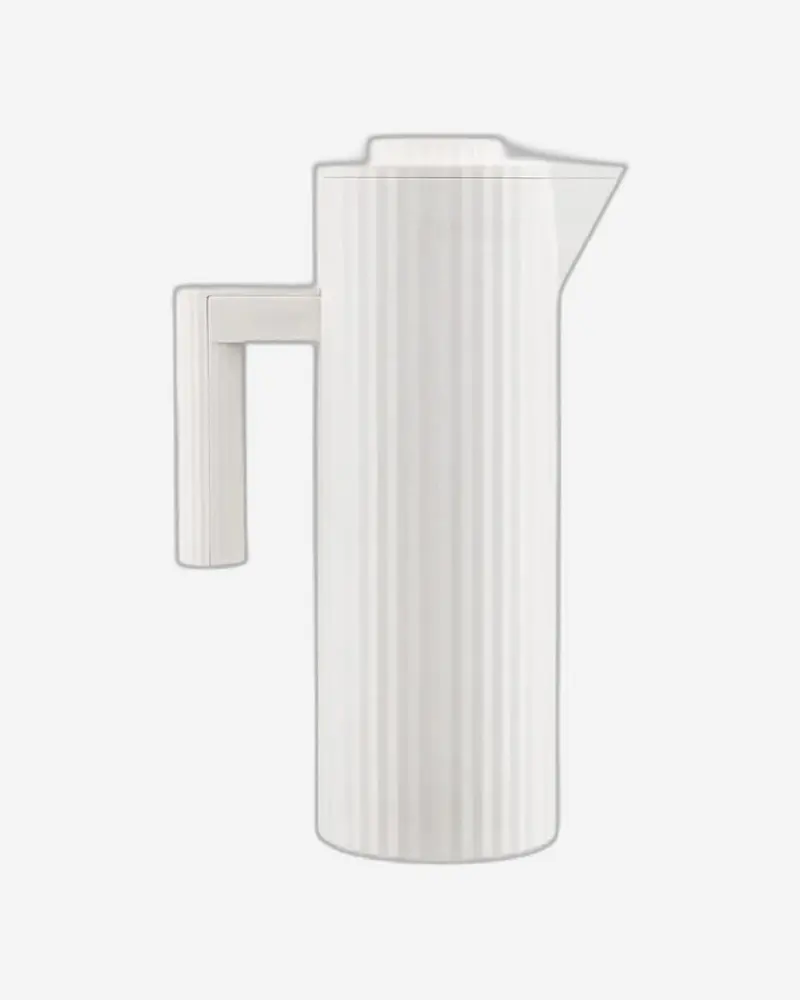 Alessi Plisse Vacuum-Insulated Glass Jug – White (Mdl12W_Asi) 1