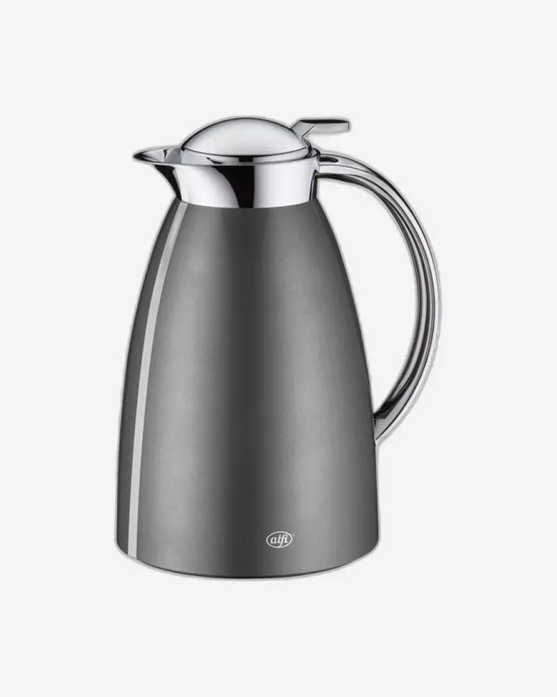 Alfi Gusto 0.65L Space Grey Tea Flask – Compact Chrome-Trimmed Bottle 1