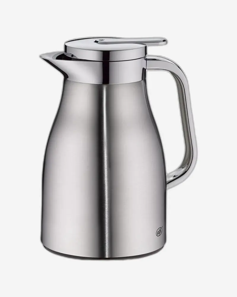 Alfi Skyline 0.65L Matte Steel Vacuum Flask – Chrome-Edged Design 1