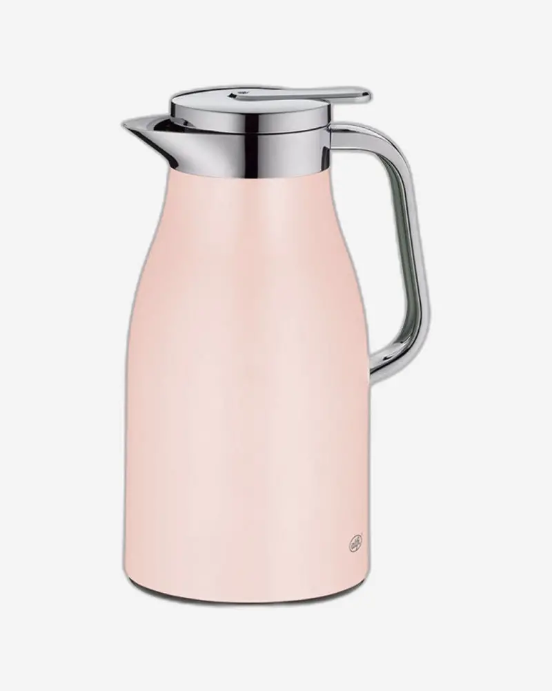 Alfi Skyline 1L Rose Matte Vacuum Flask – Contemporary Chrome Trim 1