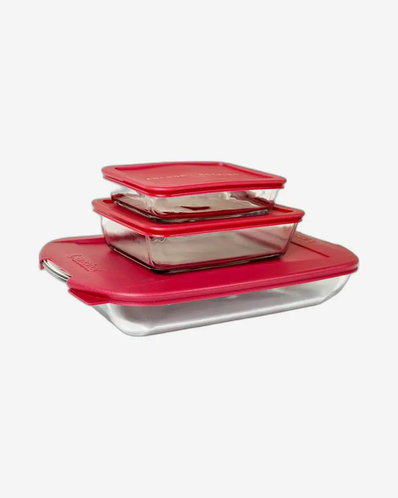 Anchor Hocking Essential Glass Bakeware Set – 6-Piece Oven-Safe & Microwave-Safe Collection 1
