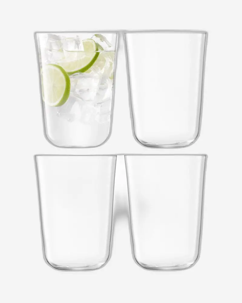Arc 550Ml Tumbler – Heavy-Based Glass, 4-Pack For Whiskey And Mixers 1