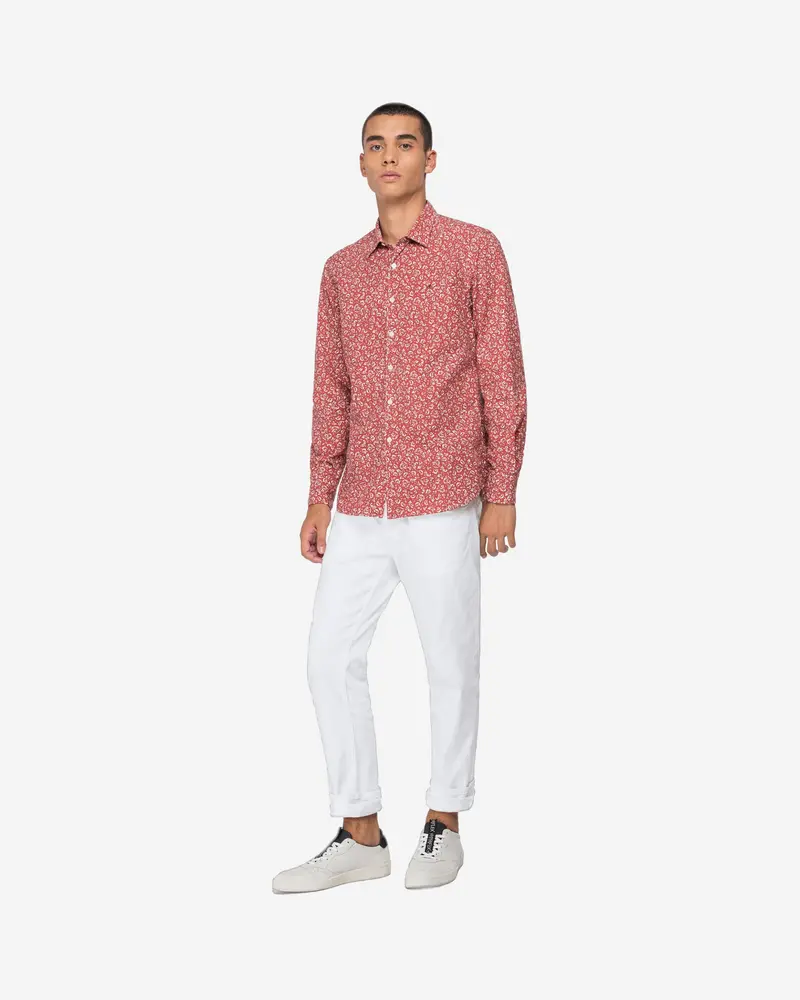 Artistic Printed Cotton Casual Shirt 1