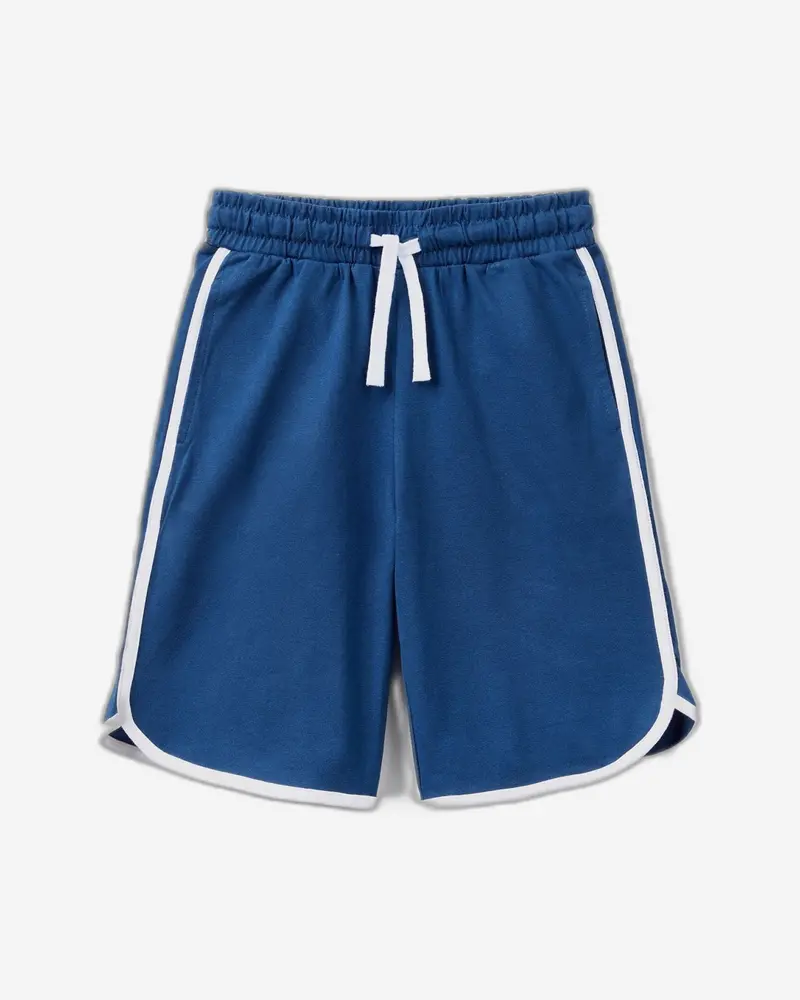 Athletic-Style Bermudas – Elastic Waist & Sporty Detailing 1