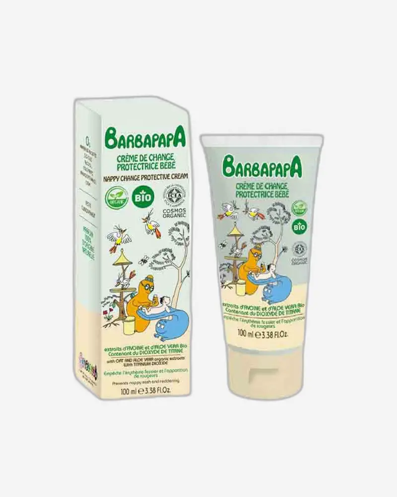 Barbapapa Organic Diaper Rash Cream – Protective Barrier For Sensitive Baby Skin, 100Ml 1