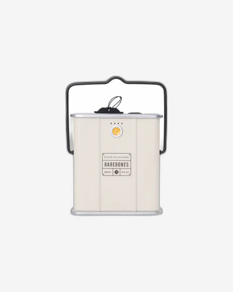 Barebones 10,000 Mah Portable Power Bank – Vintage White Finish 1