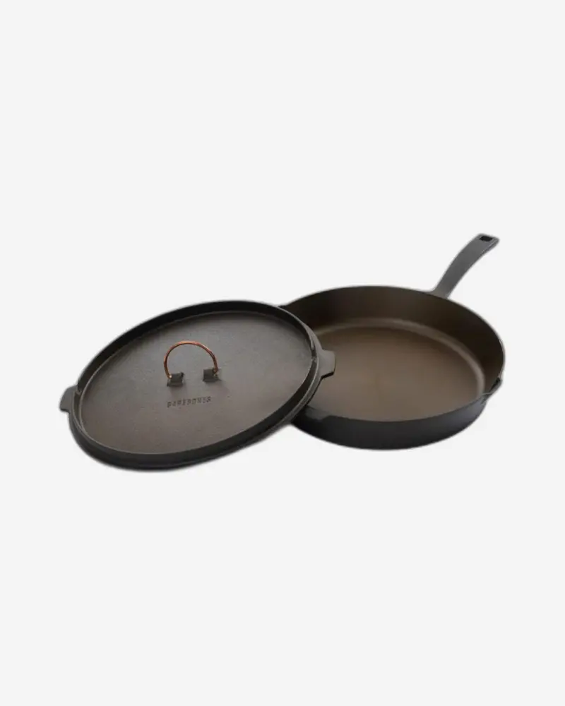 Barebones 12-Inch All-In-One Cast Iron Skillet 1