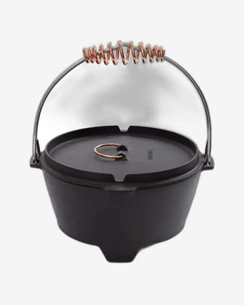 Barebones 4-Quart Polished Cast Iron Dutch Oven – Pre-Seasoned Cookware 1