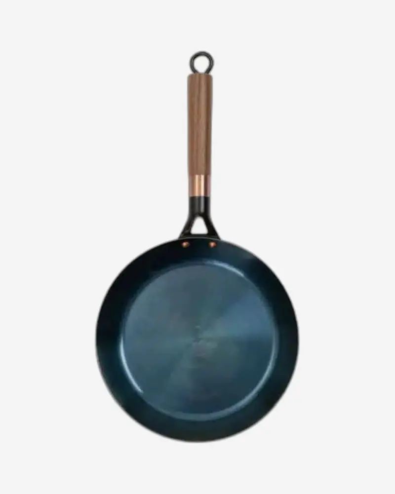 Barebones 9-Inch Nitride-Coated Carbon Steel Skillet With Lid 1