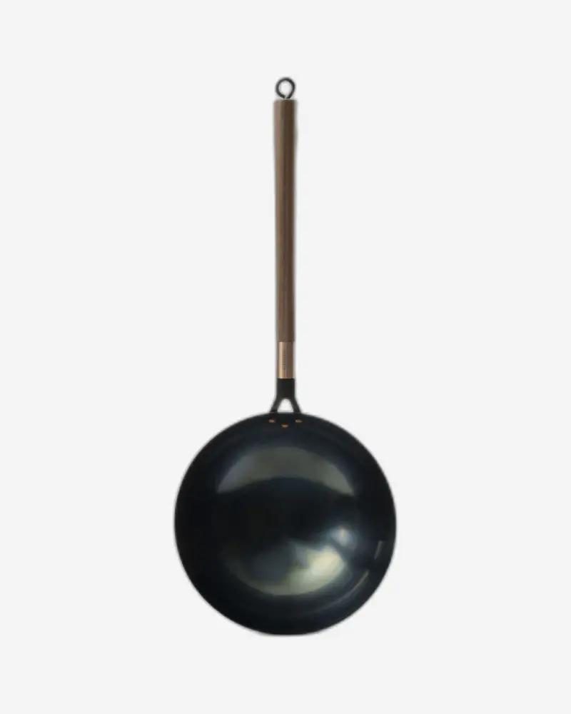 Barebones Long-Handle Carbon Steel Wok 1