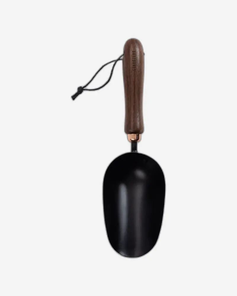 Barebones Stainless Steel Garden Spoon – Small Size With Walnut Handle 1