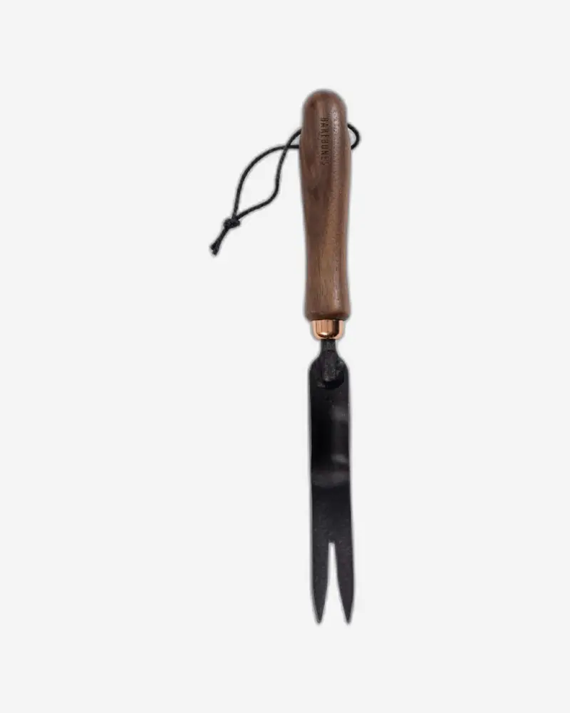 Barebones Walnut And Black Dandelion Weeding Fork 1