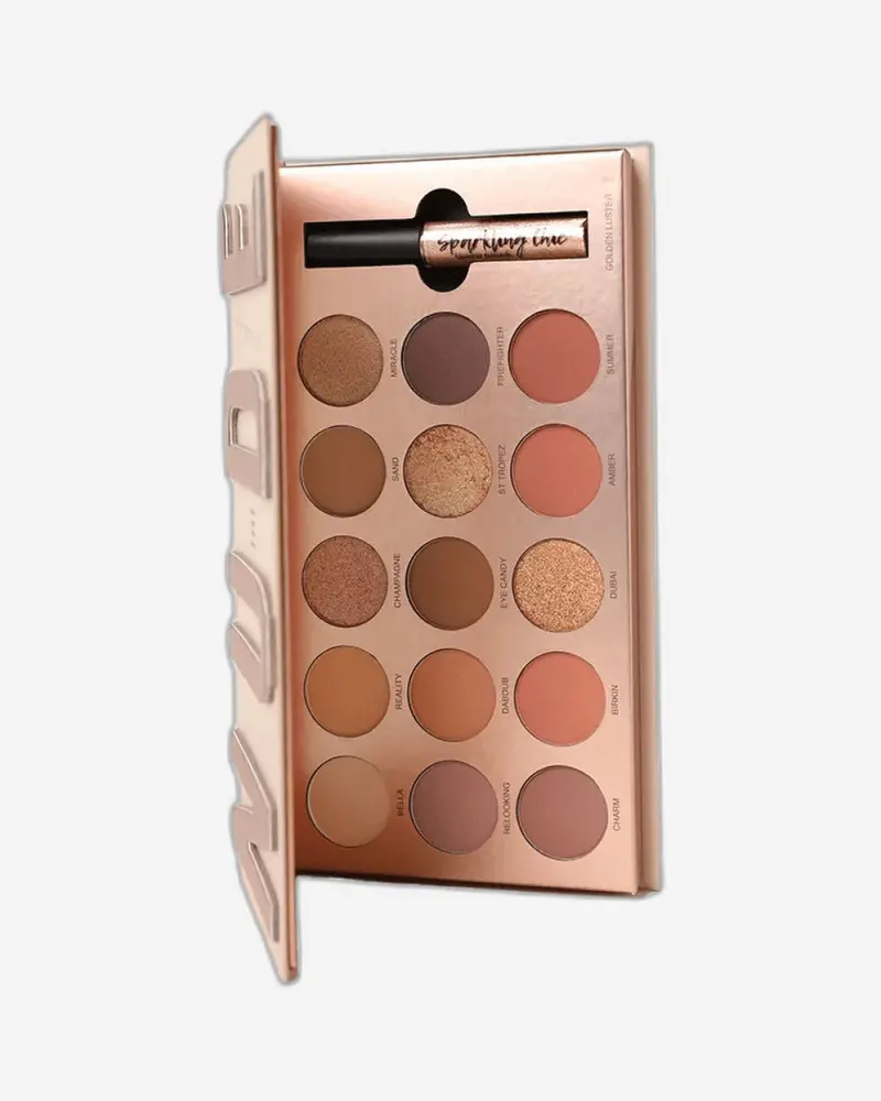 Bassam Fattouh The Nude Eyeshadow Palette – 15-Shade Collection 1