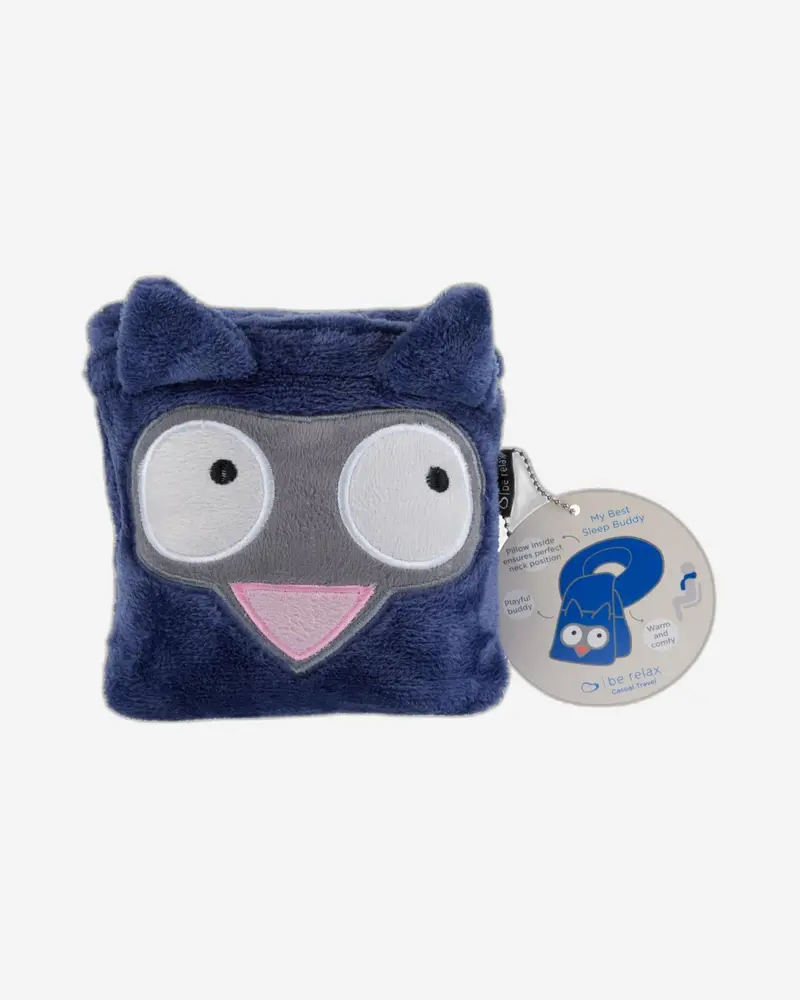 Be Relax My Best Sleep Buddy Casual Travel Pillow – Navy 1