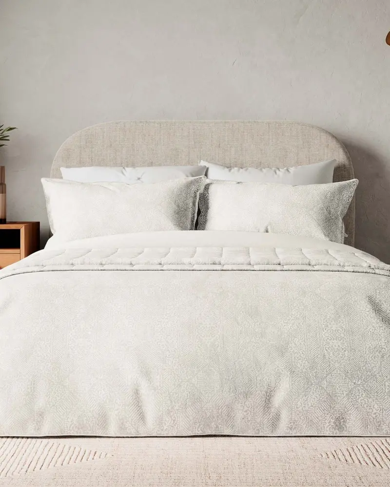 Bedeck Of Belfast Etana Duvet Cover – Crisp White 1