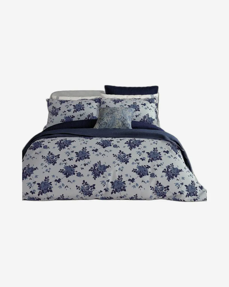 Bedeck Of Belfast Freya Duvet Cover & Pillowcase – Deep Indigo Hue 1