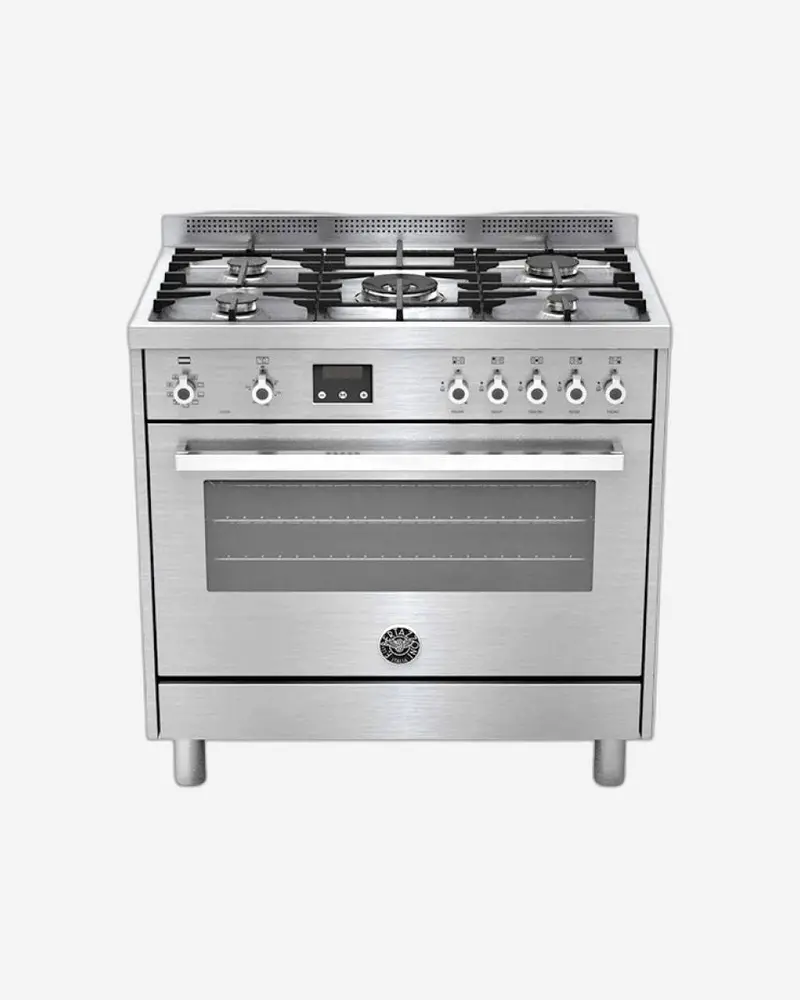 Bertazzoni 90X60Cm Gas Range Cooker With Electric Fan Oven & Dual Cooking Modes 1