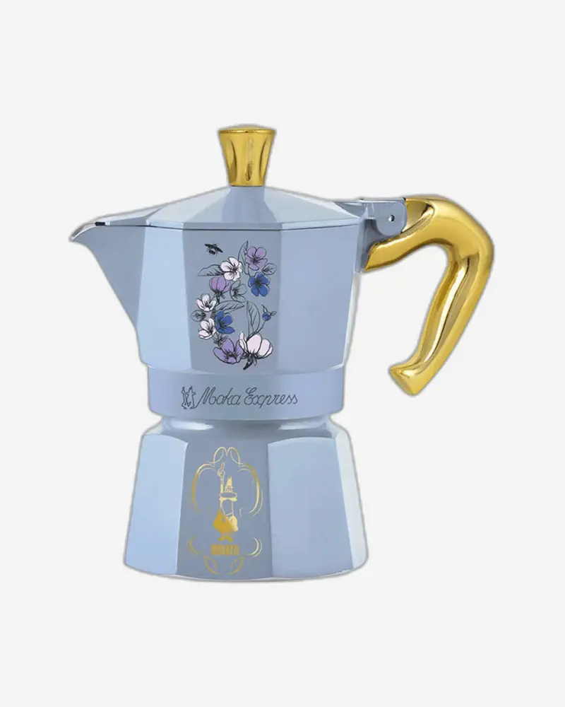 Bialetti Bridgerton Moka Express Stovetop Coffee Maker – 6-Cup, Aluminum 1