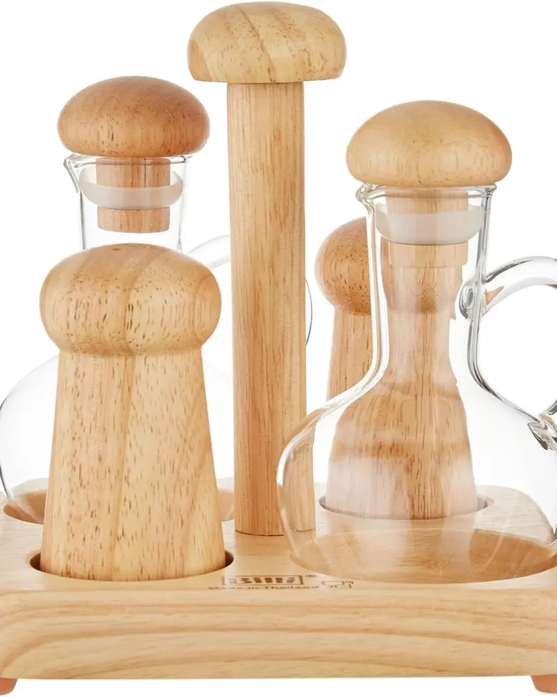Billi Dual-Purpose Cruet Set – Oil/Vinegar & Salt/Pepper Dispensers (Model Gw-618) 1