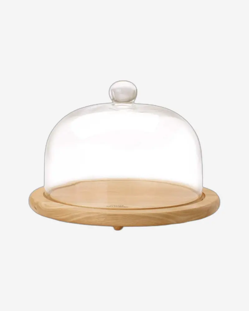 Billi Glass-Lid Cheese Dome – Airtight Storage For Soft And Hard Cheeses 1