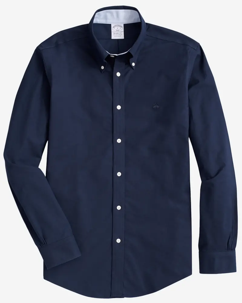 Brooks Brothers Men'S Athletic-Cut Sport Shirt – Slim Fit Style 1