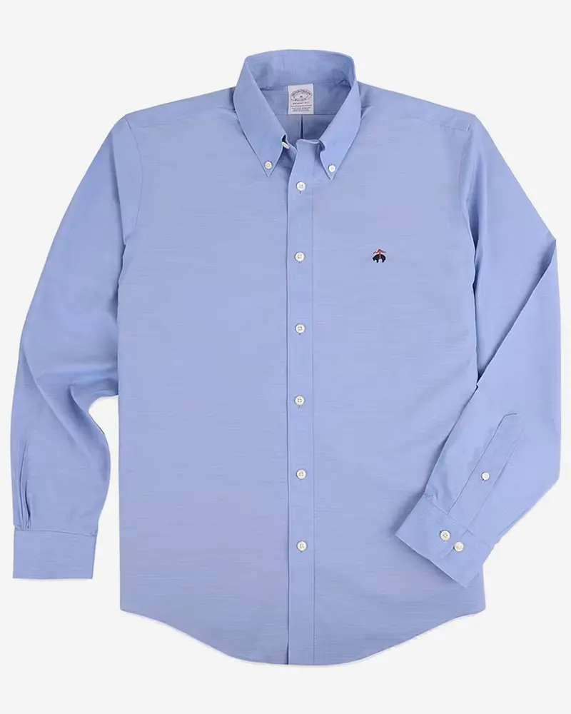 Brooks Brothers Slim-Fit Sport Shirt – Sleek, Lightweight Cotton Blend 1