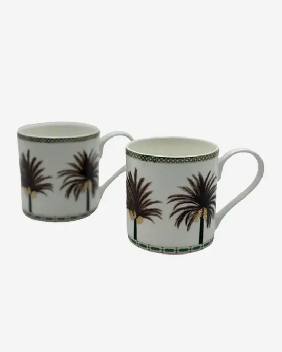B&S Ceramic Mug Set – 2-Piece Modern Everyday Collection 1