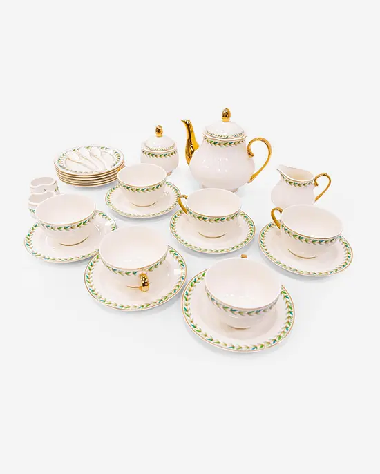 B&S Ds-23C097 31-Piece Round Ceramic Tea Set 1