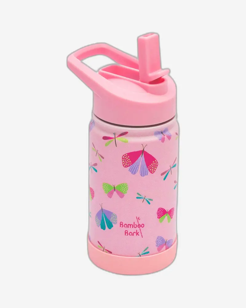 Butterfly-Print Reusable Water Bottle For Children 1