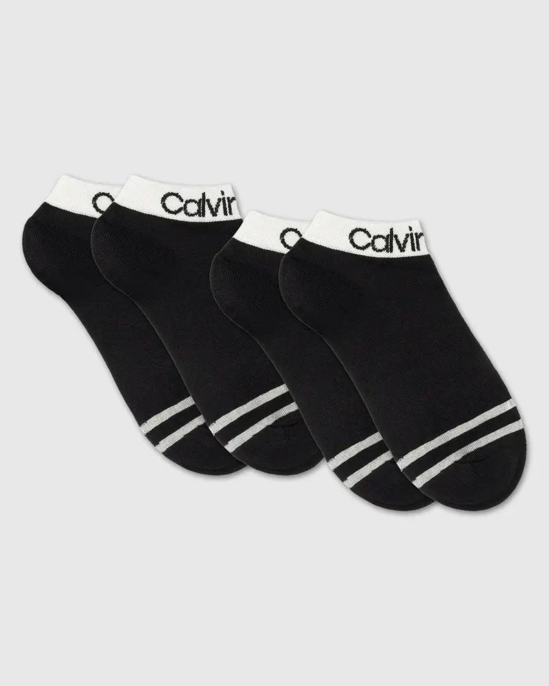 Calvin Klein Women’S Mid-Calf Quarter Socks (4-Pack) 1