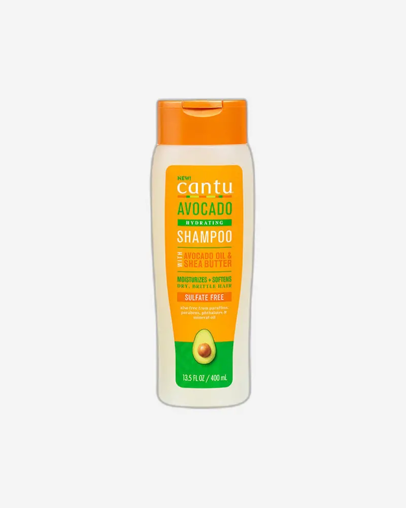 Cantu Avocado Hydrating Shampoo – 400 Ml Moisture-Rich Formula For Dry, Curly Hair 1