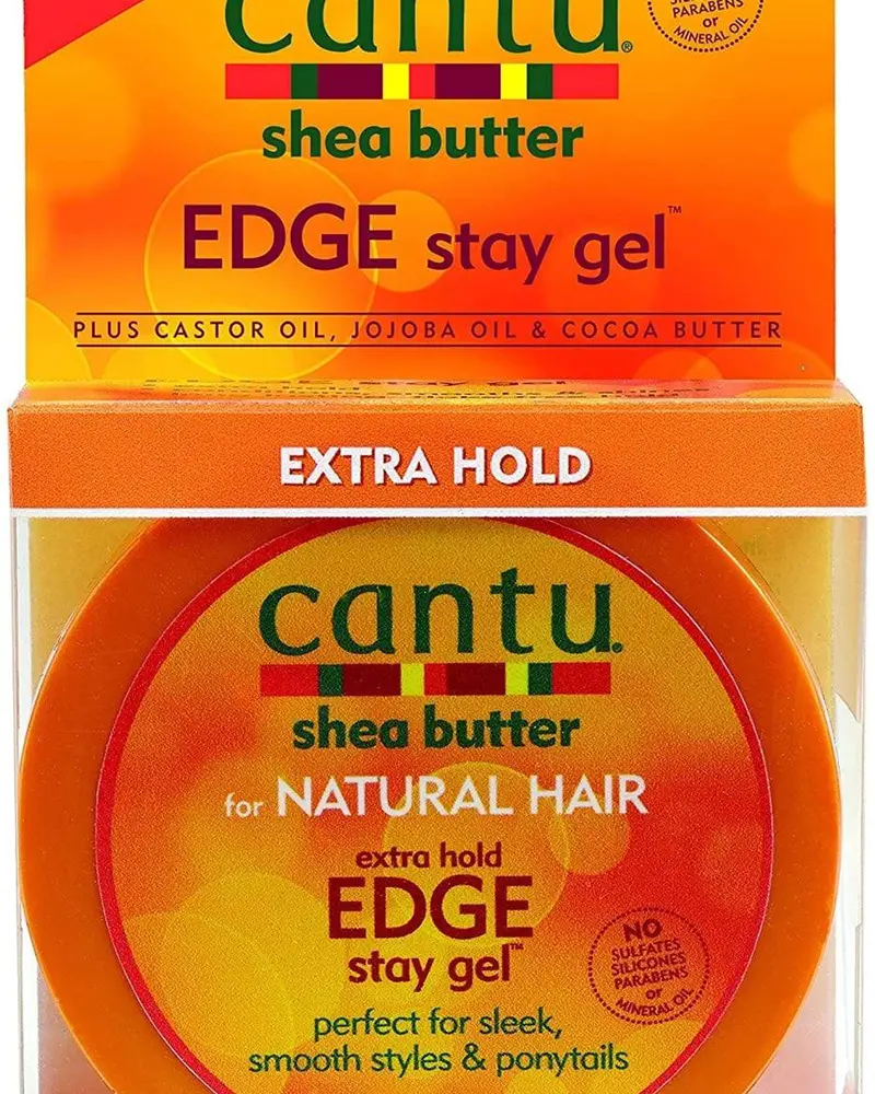 Cantu Extra Hold Edge Stay Gel – 2.25Oz Strong, Flexible Finish 1