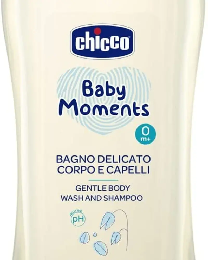 Chicco Baby Moments 2-In-1 Gentle Body Wash & Shampoo – 200 Ml 1