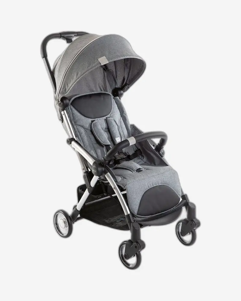 Chicco Goody Plus Stroller – Cool Grey All-Terrain Travel System With Full Recline 1