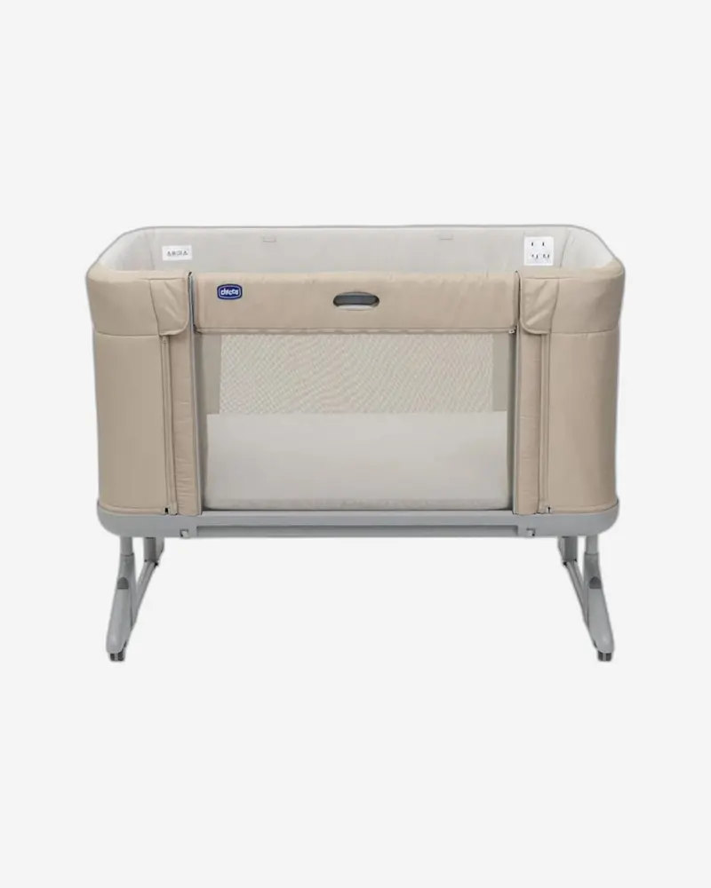 Chicco Next2Me Forever Co-Sleep Cot – Honey Beige, Multi-Position Adjustable (Ch79650-02) 1