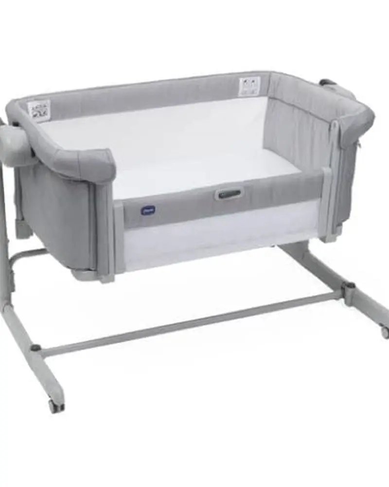 Chicco Next2Me Magic Evo Co-Sleep Crib – Soft Grey Adjustable Height (Ch87041-40) 1