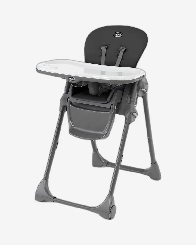 Chicco Polly High Chair – Sleek Black Feeding Seat For Babies 6 Months To 3 Years 1