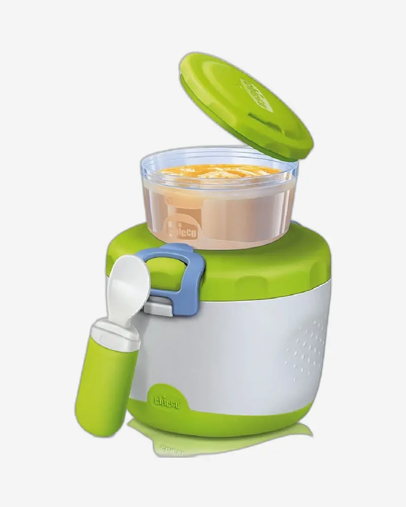 Chicco Thermal Food Container System – Insulated Baby Meal Storage, 6 Months+ 1