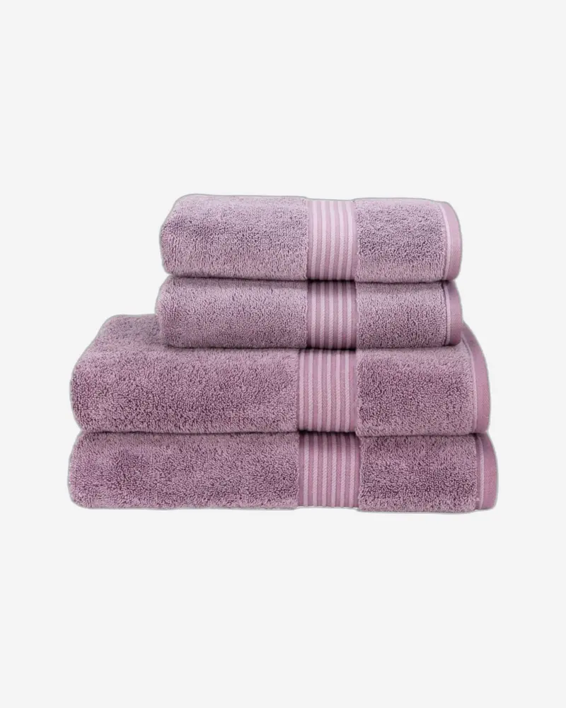 Christy Supreme Lavender Bath Towels And Matching Mat 1