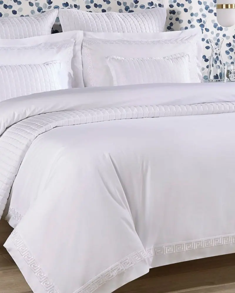 Christy Verina White Duvet Cover Set – Premium Cotton Blend 1